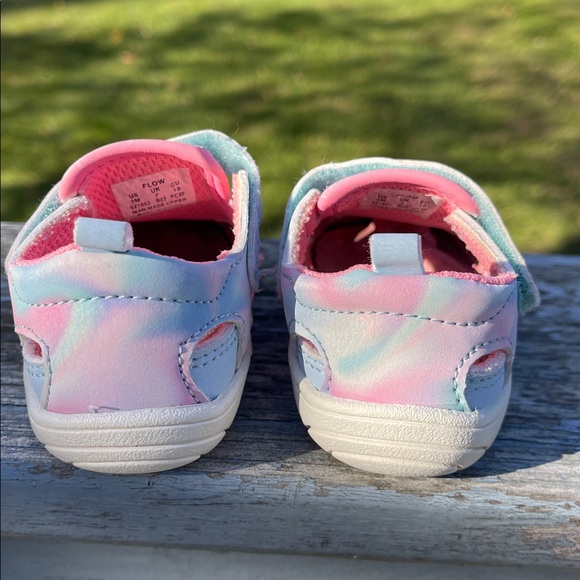 Stride Rite Baby/Toddler Size 3 Pink and Periwinkle Sandals - Picture 4 of 6